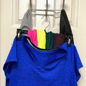 Xersion Women's Tops in Blue, Pink, Yellow, Green, Gray, Black, Burgundy